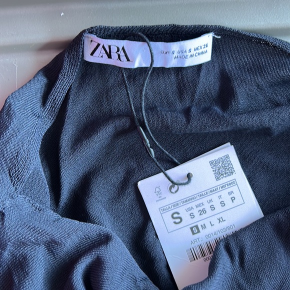 NWT ZARA KNIT TOP SHIRT BLOUSE SIZE S - Picture 6 of 6